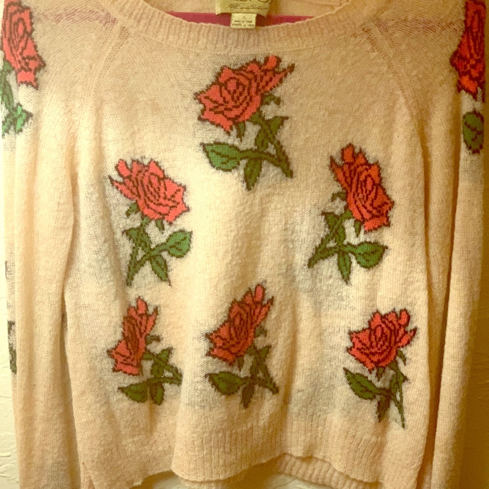 Wildfox White Label Rose Sweater